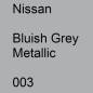 Preview: Nissan, Bluish Grey Metallic, 003.